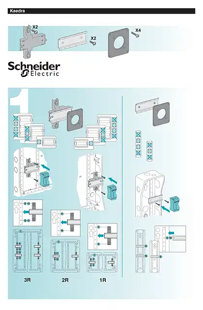 schneider施耐德Kit INS pour Kaedra